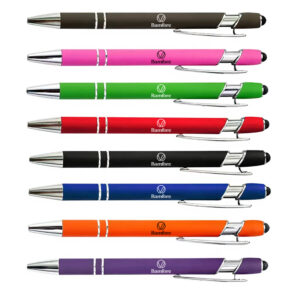 Custom Logo Soft-Touch Aluminum Pen