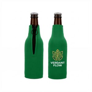 Neoprene Zippered Bottle Cooler
