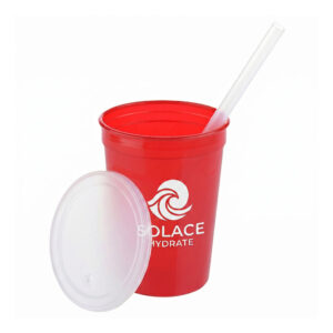 12oz Event Cup with Lid and Straw