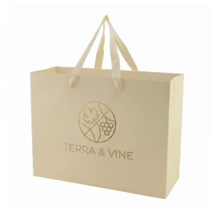 Kraft Bag With Cotton Handles